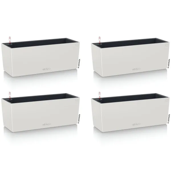 LECHUZA® Blumenkasten BALCONERA Color 50 Lichtgrau All-in-One x 4 LECHUZA® Blumenkasten BALCONERA Color 50 Lichtgrau All-in-One x 4