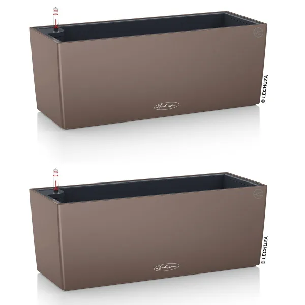 LECHUZA® Blumenkasten BALCONERA Color 50 Muskat All-in-One x 2 LECHUZA® Blumenkasten BALCONERA Color 50 Muskat All-in-One x 2