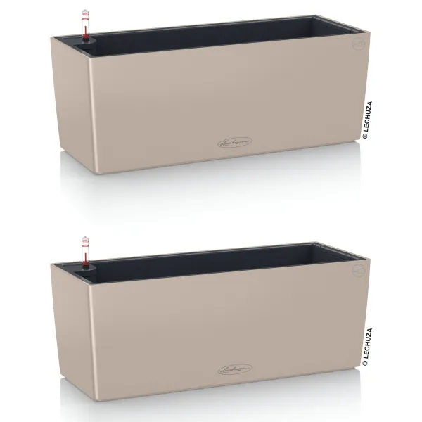 LECHUZA® Blumenkasten BALCONERA Color 50 Sandbraun All-in-One x 2 LECHUZA® Blumenkasten BALCONERA Color 50 Sandbraun All-in-One x 2