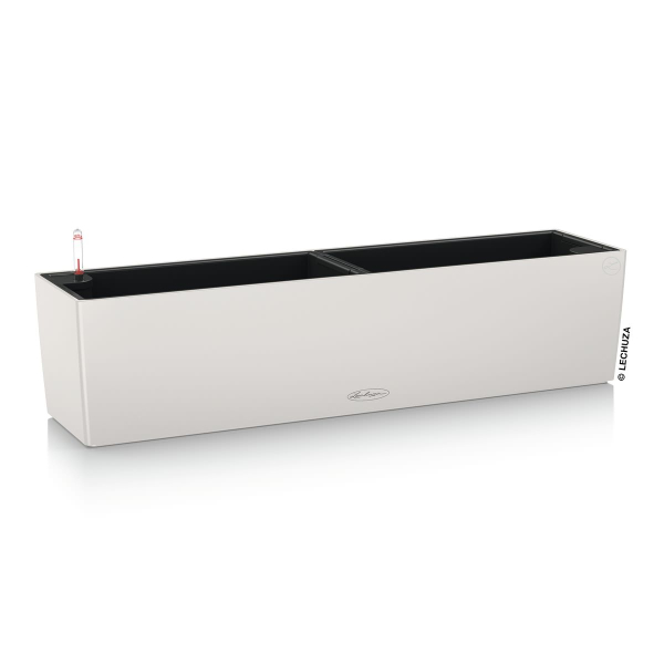 LECHUZA® Blumenkasten BALCONERA Color 80 Lichtgrau All-in-One