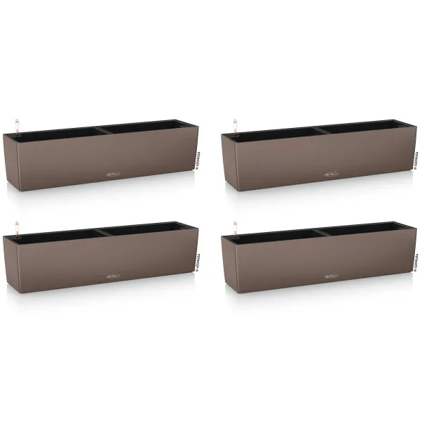 LECHUZA® Blumenkasten BALCONERA Color 80 Muskat All-in-One x 4 LECHUZA® Blumenkasten BALCONERA Color 80 Muskat All-in-One x 4