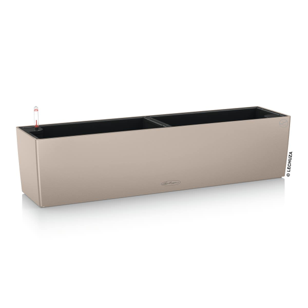 LECHUZA® Blumenkasten BALCONERA Color 80 Sandbraun All-in-One