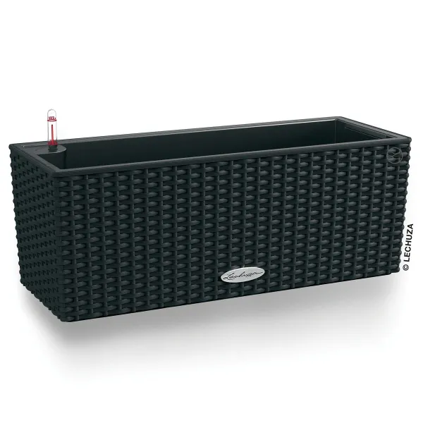 LECHUZA® Blumenkasten BALCONERA Cottage 50 Graphitschwarz All-in-One LECHUZA® Blumenkasten BALCONERA Cottage 50 Graphitschwarz All-in-One
