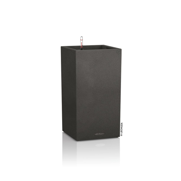 LECHUZA® CANTO Stone 40 Säule, All-in-One, graphitschwarz