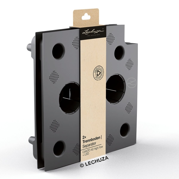 LECHUZA® Ersatzteil 2 Trennböden für CANTO 40 high / low + LED