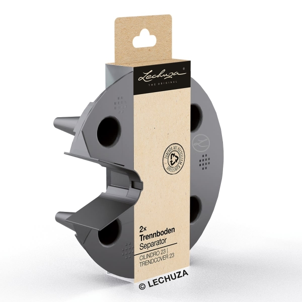 LECHUZA® Ersatzteil 2 Trennböden für CILINDRO 23 und TRENDCOVER 23