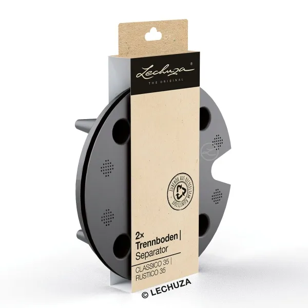 LECHUZA® Ersatzteil 2 Trennböden für CLASSICO Color 35 & RUSTICO 35