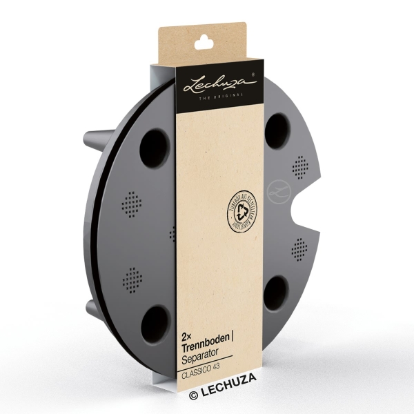 LECHUZA® Ersatzteil 2 Trennböden für CLASSICO Color 43