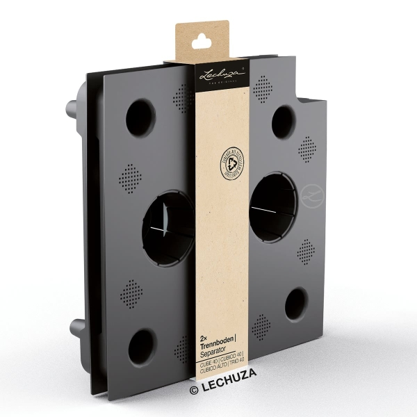 LECHUZA® Ersatzteil 2 Trennböden für CUBICO 40 CUBICO ALTO CUBE 40 & TRIO 40
