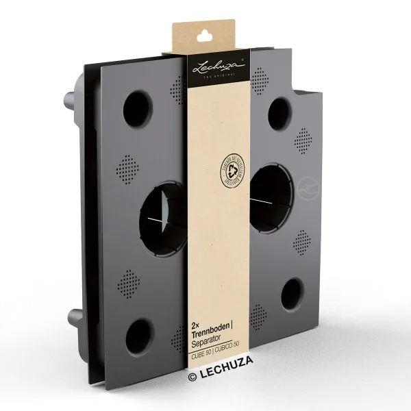 LECHUZA® Ersatzteil 2 Trennböden für CUBICO 50 & CUBE 50