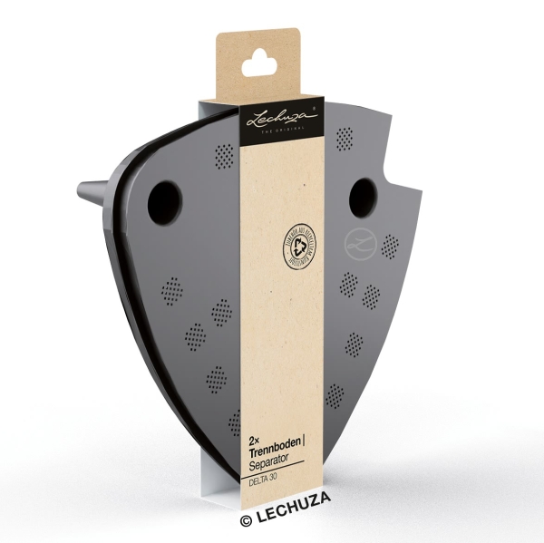 LECHUZA® Ersatzteil 2 Trennböden für DELTA 30