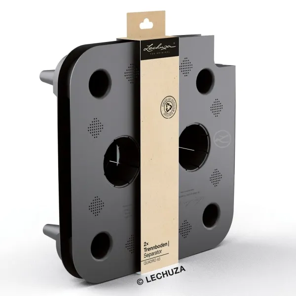 LECHUZA® Ersatzteil 2 Trennböden für QUADRO 43