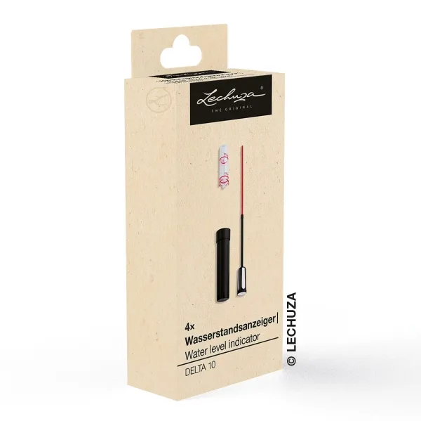LECHUZA® Ersatzteil 4 x Komponenten Wasserstandsanzeiger für DELTA 10