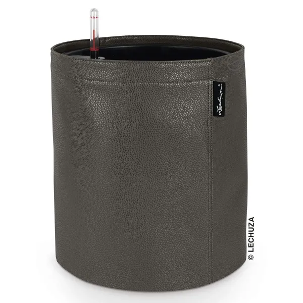 LECHUZA® Pflanzgefäße TRENDCOVER Kunstleder 32 Anthrazit grauschwarz All-in-One LECHUZA® Pflanzgefäße TRENDCOVER Kunstleder 32 Anthrazit grauschwarz All-in-One