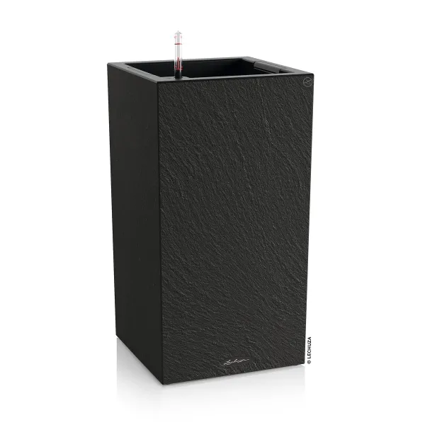 LECHUZA® Pflanzgefäße CANTO Slatestone 30 high Dunkelgrau All-in-One LECHUZA® Pflanzgefäße CANTO Slatestone 30 high Dunkelgrau All-in-One