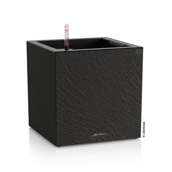LECHUZA® Pflanzgefäße CANTO Slatestone 30 low Dunkelgrau All-in-One LECHUZA® Pflanzgefäße CANTO Slatestone 30 low Dunkelgrau All-in-One