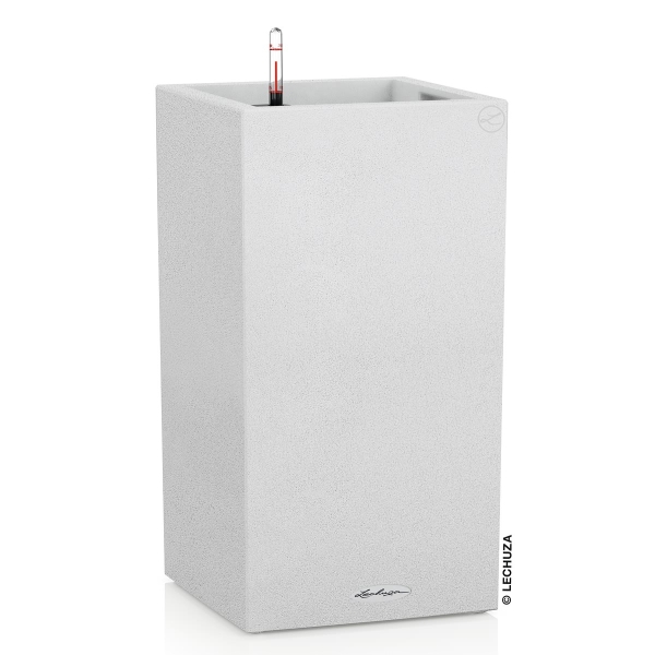 LECHUZA® Pflanzgefäße CANTO Stone High 30 Quarzweiß All-in-One