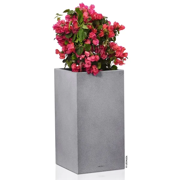 LECHUZA® Pflanzgefäße CANTO Stone High 40 Steingrau All-in-One