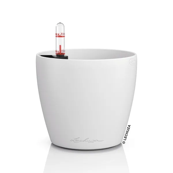 LECHUZA® Pflanzgefäße CLASSICO Color 12 Weiß All-in-One