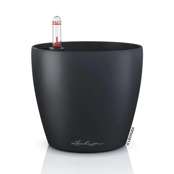 LECHUZA® Pflanzgefäße CLASSICO Color 14 Schiefergrau All-in-One