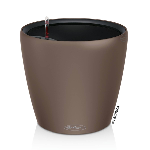LECHUZA® Pflanzgefäße CLASSICO Color LS 28 Muskat seidenmatt All-in-One