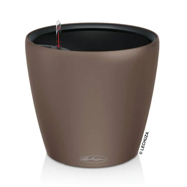 LECHUZA® Pflanzgefäße CLASSICO Color LS 43 Muskat seidenmatt All-in-One