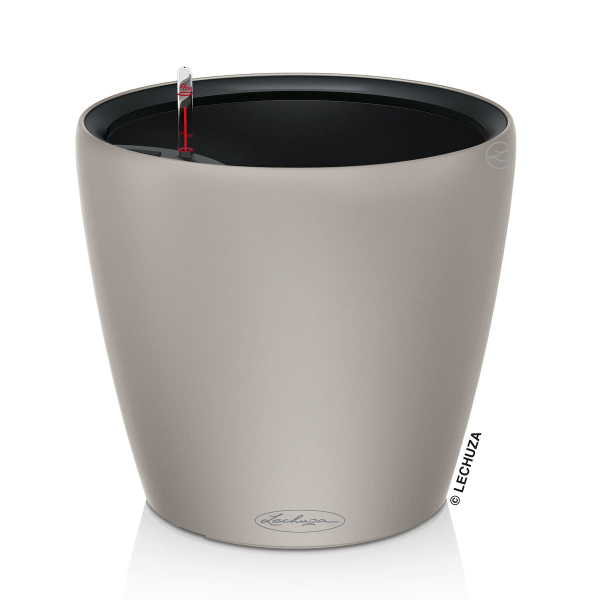 LECHUZA® Pflanzgefäße CLASSICO Color LS 43 Sandbraun seidenmatt All-in-One