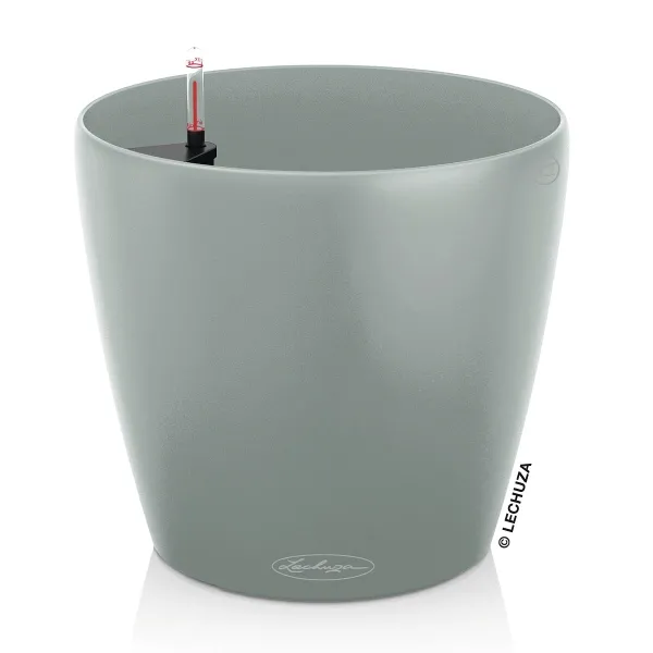 LECHUZA® Pflanzgefäße CLASSICO ECO 35 Hellgrau All-in-One