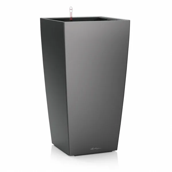 LECHUZA® Pflanzgefäße CUBICO 22 Anthrazit metallic All-in-One LECHUZA® Pflanzgefäße CUBICO 22 Anthrazit metallic All-in-One