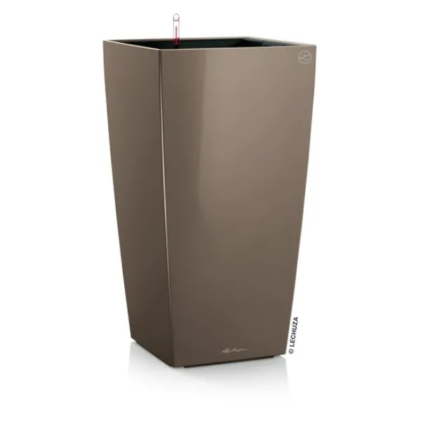 LECHUZA® Pflanzgefäße CUBICO 30 Taupe hochglänzend All-in-One LECHUZA® Pflanzgefäße CUBICO 30 Taupe hochglänzend All-in-One