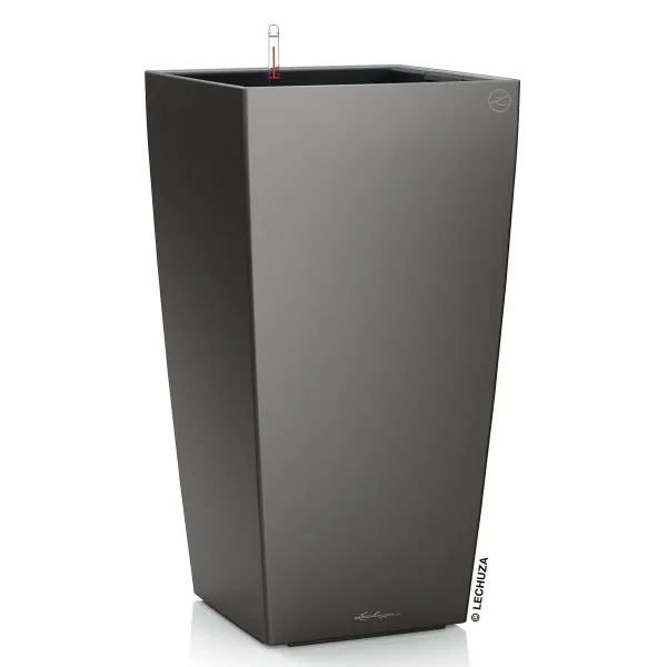 LECHUZA® Pflanzgefäße CUBICO 40 Anthrazit metallic All-in-One LECHUZA® Pflanzgefäße CUBICO 40 Anthrazit metallic All-in-One