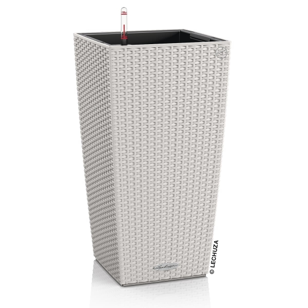 LECHUZA® Pflanzgefäße CUBICO Cottage 30 Lichtgrau All-in-One