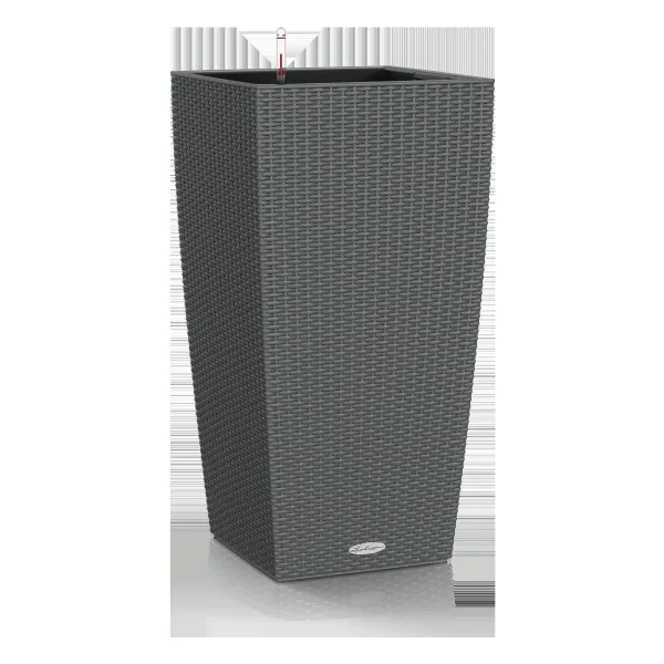 LECHUZA® Pflanzgefäße CUBICO Cottage 40 Granit All-in-One
