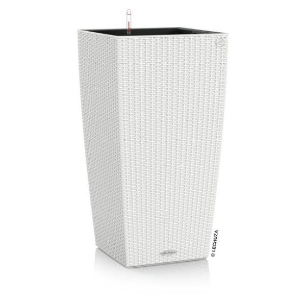 LECHUZA® Pflanzgefäße CUBICO Cottage 40 Weiß All-in-One
