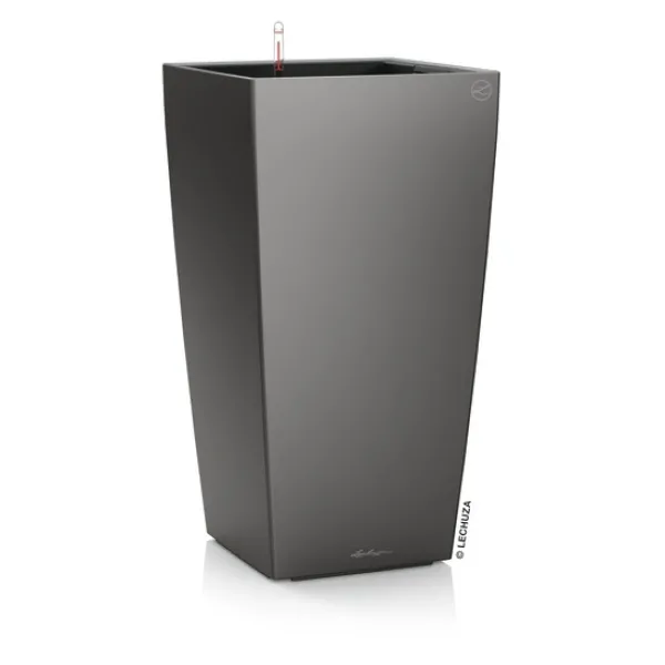 LECHUZA® Pflanzgefäße CUBICO Premium 50 Anthrazit metallic All-in-One LECHUZA® Pflanzgefäße CUBICO Premium 50 Anthrazit metallic All-in-One