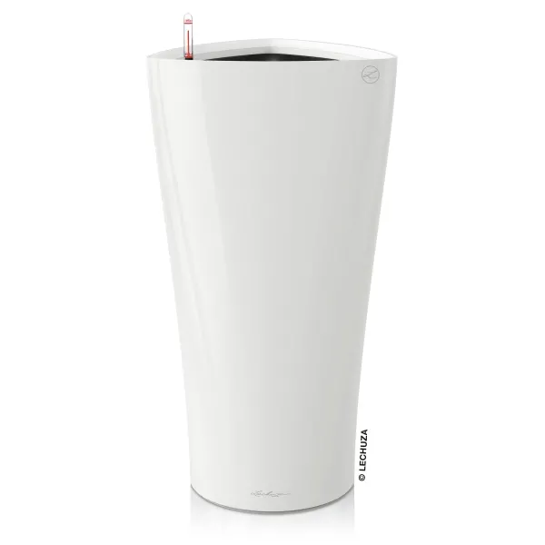LECHUZA® Pflanzgefäße DELTA Premium 30 Weiß hochglanz All-in-One LECHUZA® Pflanzgefäße DELTA Premium 30 Weiß hochglanz All-in-One