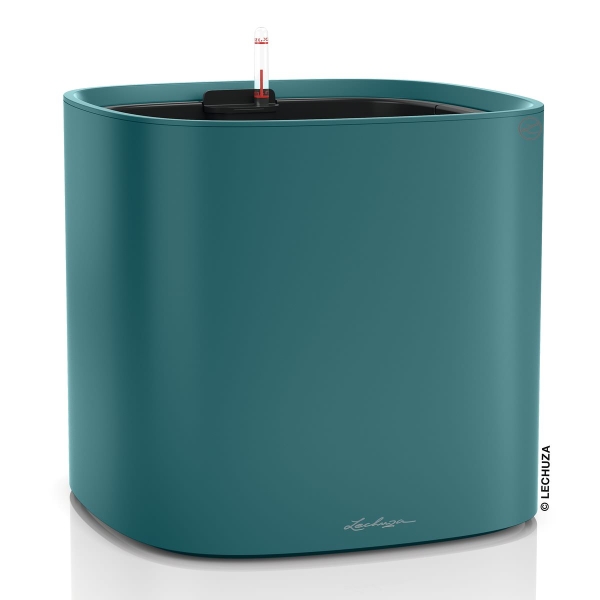 LECHUZA® Pflanzgefäße PILA Color Planter 35 Petrolblau All-in-One