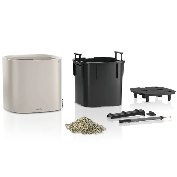 LECHUZA® Pflanzgefäße PILA Color Planter 35 Sandbraun All-in-One