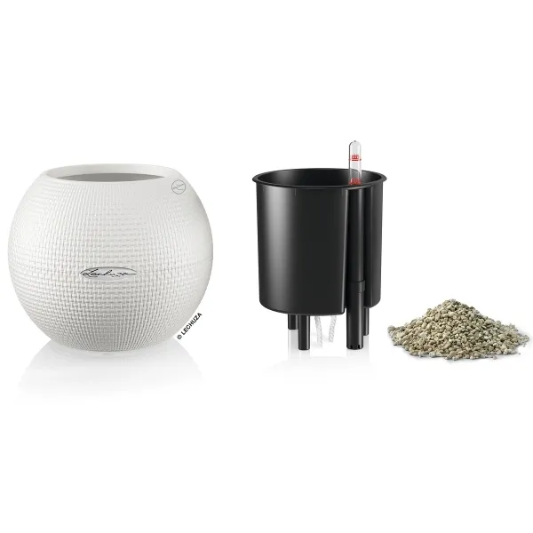 LECHUZA® Pflanzgefäße PURO Color 20 Weiß All-in-One
