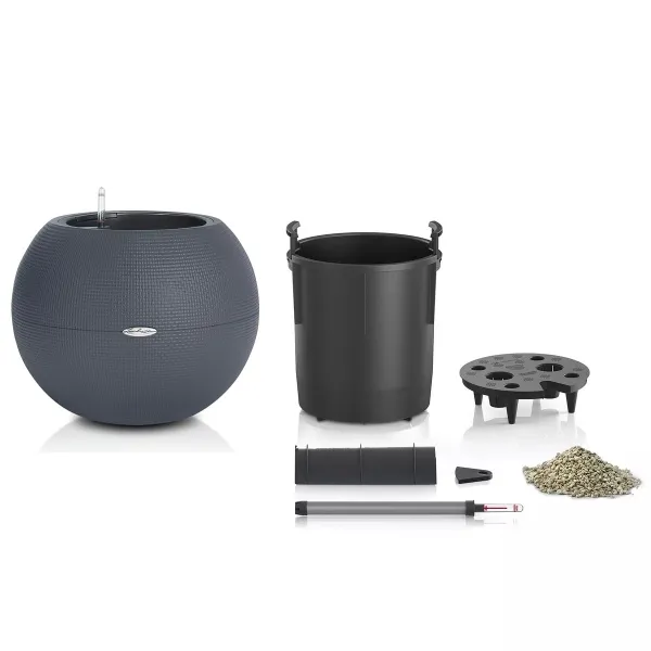 LECHUZA® Pflanzgefäße PURO Color 50 Schiefergrau All-in-One