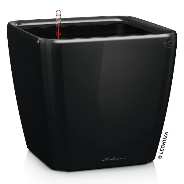 LECHUZA® Pflanzgefäße QUADRO LS 21 Schwarz hochglänzend All-in-One LECHUZA® Pflanzgefäße QUADRO LS 21 Schwarz hochglänzend All-in-One