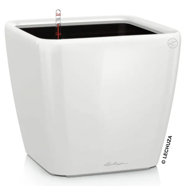LECHUZA® Pflanzgefäße QUADRO LS 50 Weiß hochglänzend All-in-One LECHUZA® Pflanzgefäße QUADRO LS 50 Weiß hochglänzend All-in-One