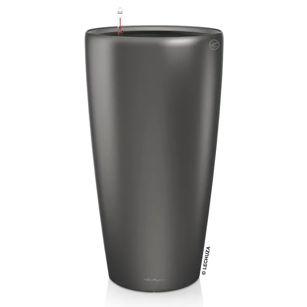 LECHUZA® Pflanzgefäße RONDO Premium 40 Anthrazit metallic All-in-One LECHUZA® Pflanzgefäße RONDO Premium 40 Anthrazit metallic All-in-One