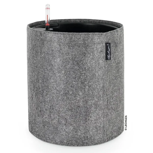 LECHUZA® Pflanzgefäße TRENDCOVER Filz 32 Dark Grey dunkelgrau All-in-One LECHUZA® Pflanzgefäße TRENDCOVER Filz 32 Dark Grey dunkelgrau All-in-One
