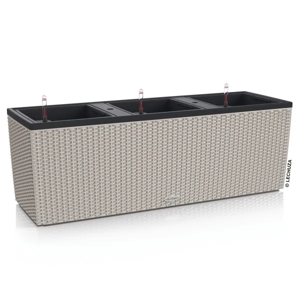 LECHUZA® Pflanzkasten TRIO Cottage 40 Sandbraun mit 3 Einsätzen All-in-One LECHUZA® Pflanzkasten TRIO Cottage 40 Sandbraun mit 3 Einsätzen All-in-One