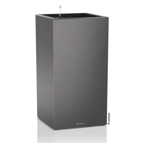 LECHUZA® Pflanzsäule CANTO Premium 40 High Anthrazit metallic matte Oberfläche All-in-One LECHUZA® Pflanzsäule CANTO Premium 40 High Anthrazit metallic matte Oberfläche All-in-One