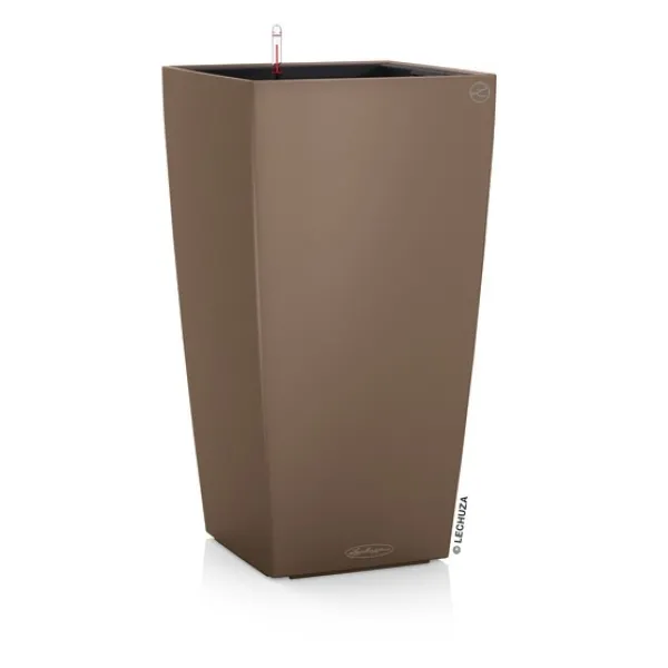 LECHUZA® Pflanzsäule CUBICO Color 22 Muskat seidenmatt All-in-One LECHUZA® Pflanzsäule CUBICO Color 22 Muskat seidenmatt All-in-One