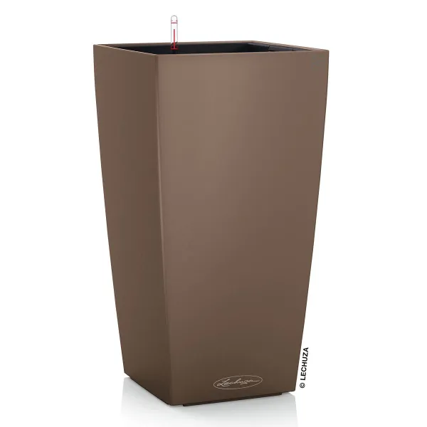LECHUZA® Pflanzsäule CUBICO Color 22 Muskat seidenmatt All-in-One LECHUZA® Pflanzsäule CUBICO Color 22 Muskat seidenmatt All-in-One
