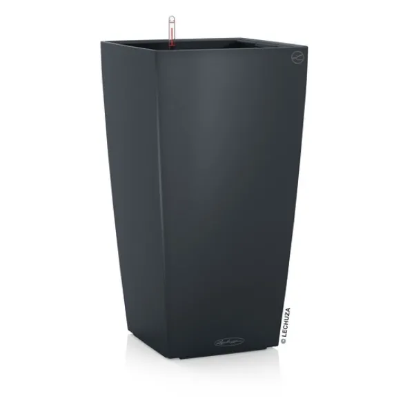 LECHUZA® Pflanzsäule CUBICO Color 22 Schiefergrau seidenmatt All-in-One LECHUZA® Pflanzsäule CUBICO Color 22 Schiefergrau seidenmatt All-in-One