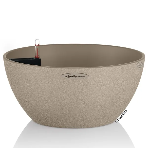 LECHUZA® Pflanzschalen CUBETO Stone 30 Sandbeige All-in-One LECHUZA® Pflanzschalen CUBETO Stone 30 Sandbeige All-in-One